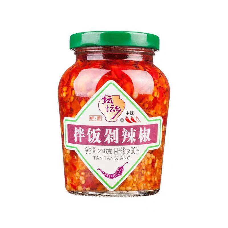 坛坛乡238g瓶装辣椒酱湖南特产