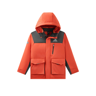 超级安踏男大童派克羽绒服冬保暖防寒外套三防羽绒外套352546920U