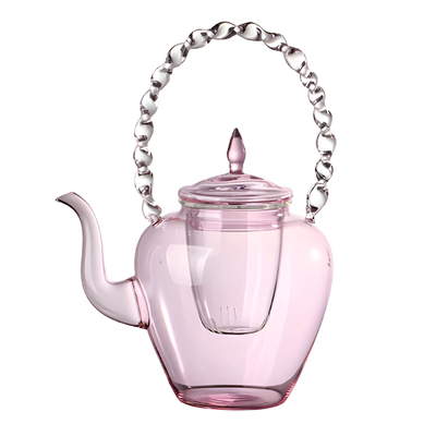 ESTILO LIVING·煮茶壶|手工全玻璃提梁壶电陶炉煮花茶轻奢养生壶