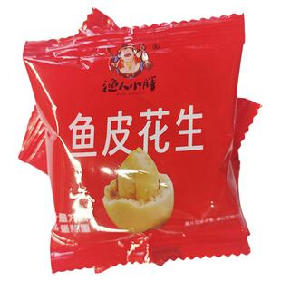 渔人小胖脆皮鱼皮花生500g独立小包装零食办公室零食休闲零食