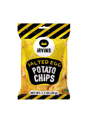 IRVINS咸蛋黄薯片 新加坡特产伴手礼办公追剧休闲解馋小零食30g