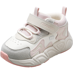 牧童儿童运动鞋春秋男童鞋轻便减震小童鞋皮面休闲跑步鞋女童鞋子