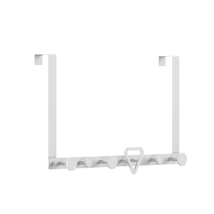 北欧风创意门后挂衣钩5cm厚门 超长款入户门上挂架免打孔衣帽挂钩