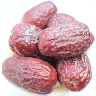 新疆大枣特等6星和田骏枣玉枣未清洗带灰土原粒枣1000g孕妇吊干枣