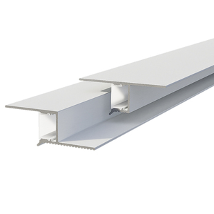 极窄侧发光阴影缝线型灯悬浮吊顶洗墙灯槽天花收口Z型反光槽型材