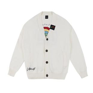 VETEMENTS 春季情侣毛衣男女宽松休闲V领开衫针织外套 301446