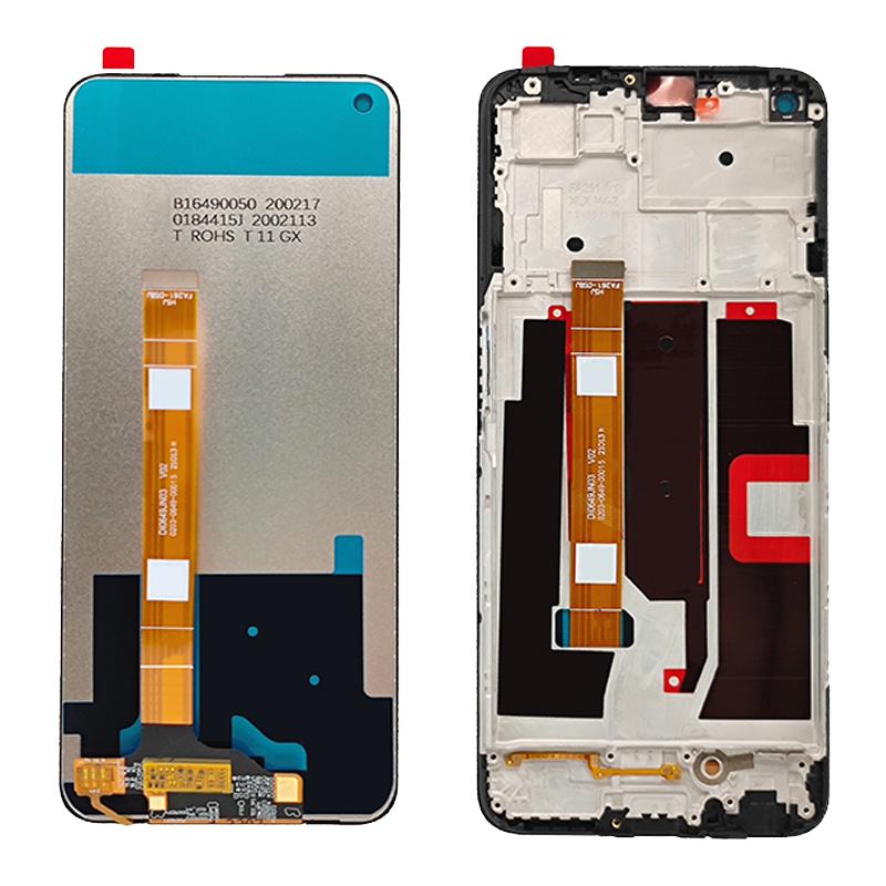 适用OPPO A93手机屏幕总成A72显示A9X触摸A55液晶带框A93S内外屏