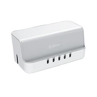 ORICO奥睿科电线收纳盒插座插排插线板手机平板充电支架底座wifi路由器充电源线视柜机顶盒桌面集线理线盒大