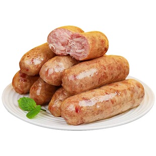 火山石烤肠肉肠空气炸锅纯地道肠脆皮肠黑胡椒香肠热狗肠批发