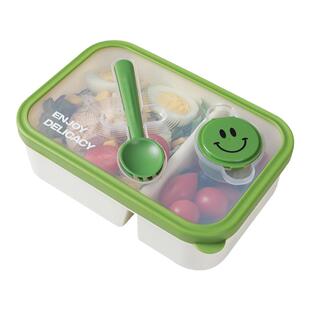 轻食沙拉盒饭盒水果保鲜盒便携外出上班族可微波三明治水果便当盒