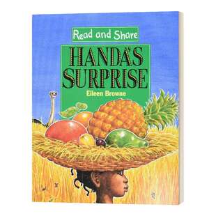 汉达的惊喜 英文原版 Read and Share Handa's Surprise 汉娜的惊喜 平装 廖彩杏书单推荐 儿童故事绘本 英文版 进口英语原版书籍
