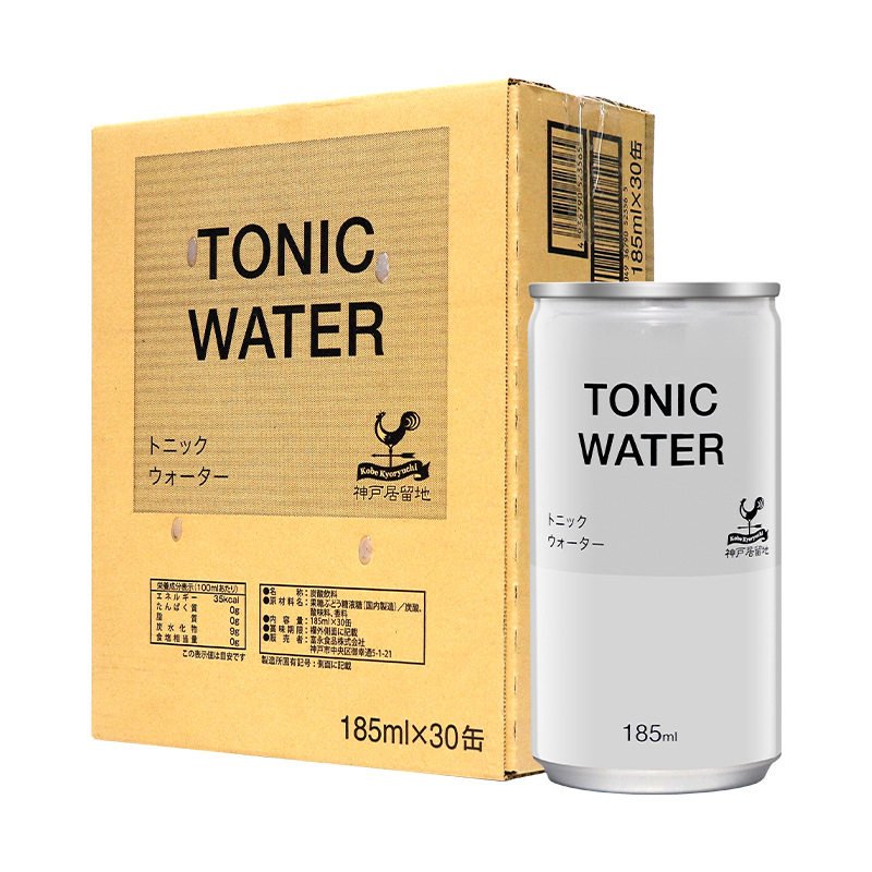 神户居留地碳酸饮料日本进口汤力水 185ml/190ml 苏打水