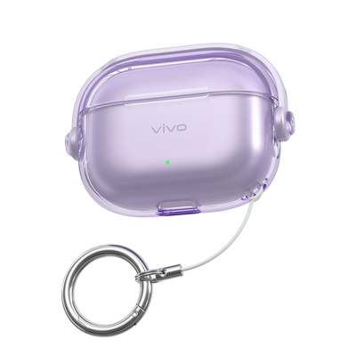 适用vivo TWS 5透明简约耳机壳4Hi-Fi版耳机套TWS4创意支架防丢保护壳软壳iQOOTWS2耳机套iQoo TWS 5软保护套