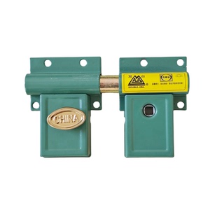 双山牌小号齿条锁双开门木门铁门玻璃门防盗锁适合门厚3.5-5厘米