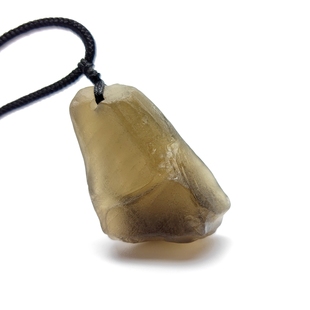 玻璃陨石冲击玻璃澳大利亚天然黄金散落带宇宙玻璃砂糖皮陨石吊坠