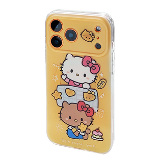 九点半可爱卡通KT喵磁吸磨砂适用苹果17ProMax手机壳iphone16ProMax/15pro/17全包双层手机保护套支架防摔