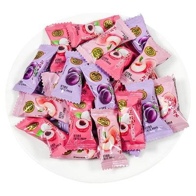 徐福记果汁夹心硬糖喜糖500g