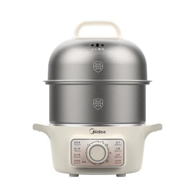 美的蒸蛋器家用小型双层