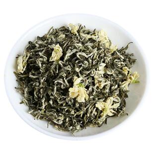 四川炒花飘雪茉莉花茶明前浓香特级八窨白毫2025新茶碧潭散装250g