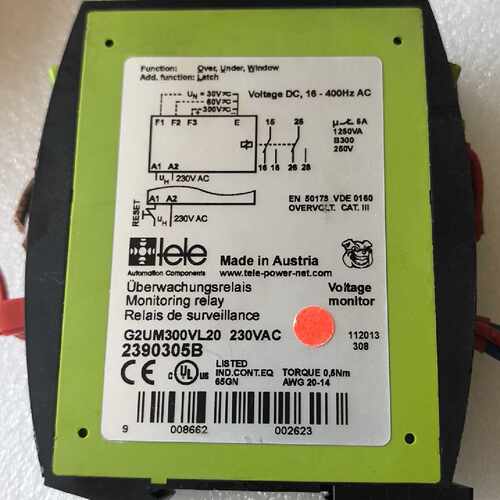 询价-TELE继电器G2UM300VL20 2390303 成
