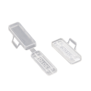 电线电缆标示铭牌 防水透明电缆标志牌标识框扎带挂牌标签盒3010