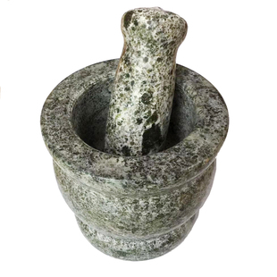 捣蒜器石臼青石蒜泥器石盅家用捣碎捣药罐手动研磨器老式蒜臼子