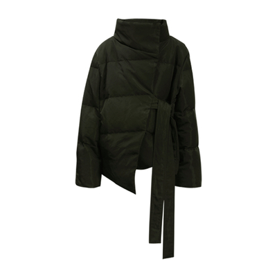 Mordorf军绿色短款羽绒服外套