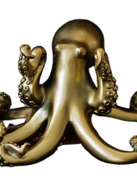 镀金摆件树脂章鱼造型