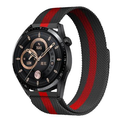 适用小米手表watchS1pro表带米兰磁吸金属替换带小米S2表带三珠精钢color1表链S1腕带高端时尚不锈钢透气配件