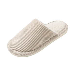 孕妇防滑棉拖鞋女士冬季2025新款室内居家保暖透气月子包头棉拖男