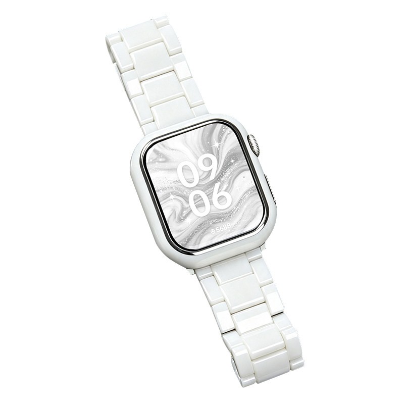 美派适用iWatch凉感三珠陶瓷表带
