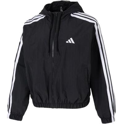 滔搏adidas阿迪达斯女子W 3S WV WB运动健身夹克外套JZ2162