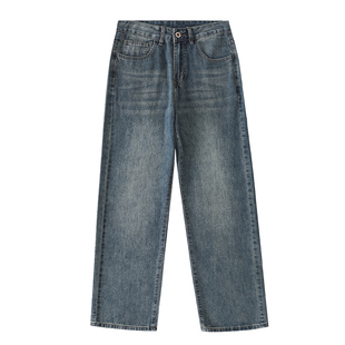 班尼路SK加绒牛仔裤男士秋冬季2025新款休闲宽松直筒男生长裤子YS