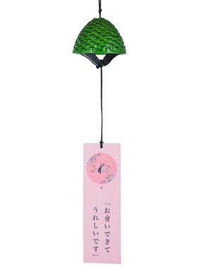 若水杂集铸铁风铃音色清透能吹动