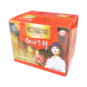 恒星牌正宗免剁红油豆瓣酱10kg