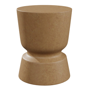 侘寂风小茶几小圆桌子镁泥沙发边几花几庭院户外角几民宿风咖啡馆