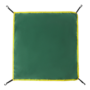 帐篷防雨遮阳顶布顶盖配件 3-4人户外帐篷顶部防晒外罩布黑胶银胶