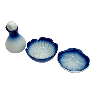 美容院专用精油碗碟子套盒装调配陶瓷精油碗托盘工具调膜养生用品