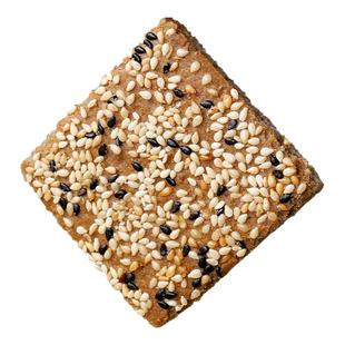 无蔗糖五黑粗粮方酥烧饼糖尿高老人群病友控糖粗粮饼干咸味零食品