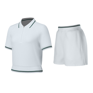 运动套装女短裤夏季新款网球羽毛球训练服专业跑步透气健身服短袖