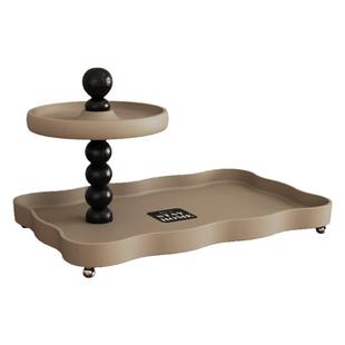 创意玄关钥匙收纳桌面整理架香水化妆品梳妆台展示架首饰盒摆件