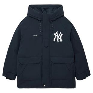 New Era纽亦华2026马年新春MLB工装羽绒服外套保暖户外NY红色夹克