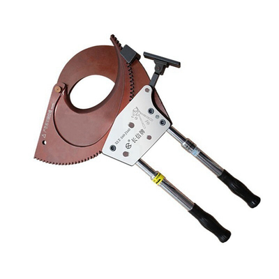 正品长信牌齿轮电缆剪刀棘轮式