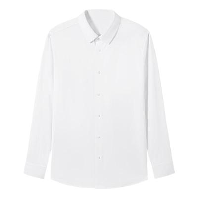 拇指白小衫高支高密无痕长袖