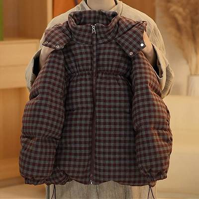 女童棉衣冬装2025新款大童女装冬季加厚外套女孩棉服今年流行爆款