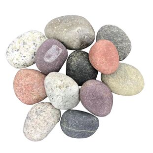 天然鹅卵石石头铺路石子园艺布景石鱼缸雨花石鹅暖石铺地9斤包邮