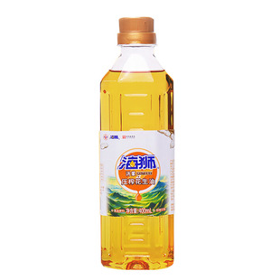 海狮山东沂蒙花生油物理压榨一级花生油煎炒烹炸野炊400ml小桶装