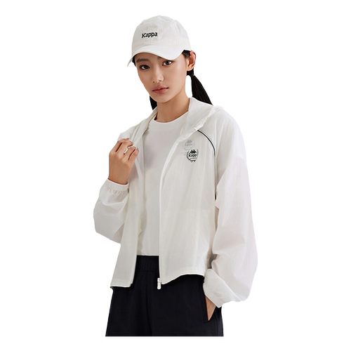 Kappa卡帕女装秋季新款梭织防风防晒防泼水外套K0E62FJ02