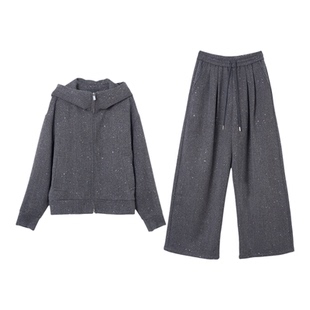 【时尚系列】Jamor加墨简约高级感通勤套装两件套春秋冬新款女装