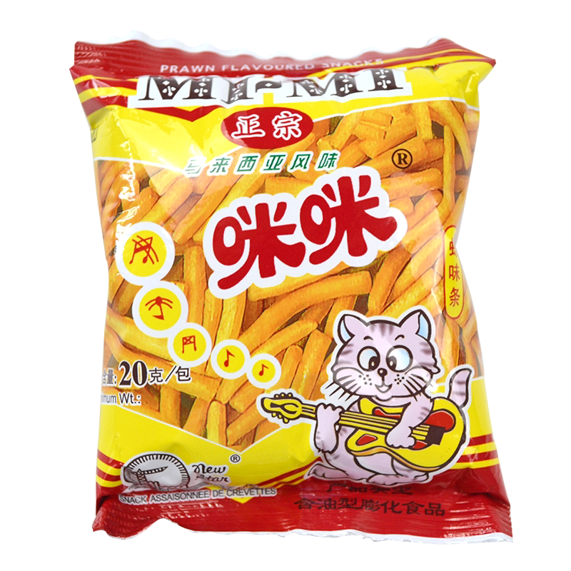 咪咪虾条蟹味粒80后儿时零食